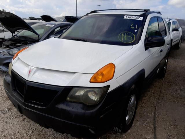 3G7DA03E21S540741 - 2001 PONTIAC AZTEK WHITE photo 2