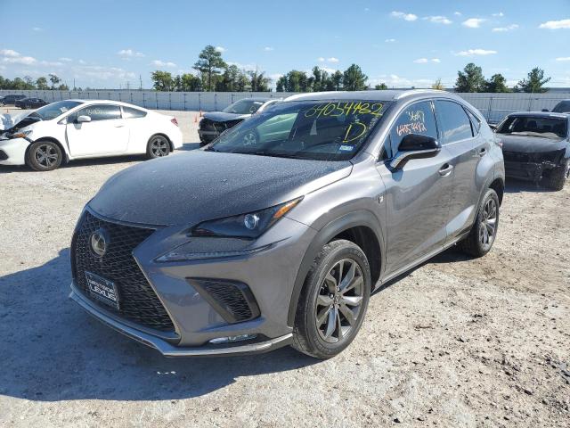 JTJYARBZ0K2138447 - 2019 LEXUS NX 300 BAS GRAY photo 2