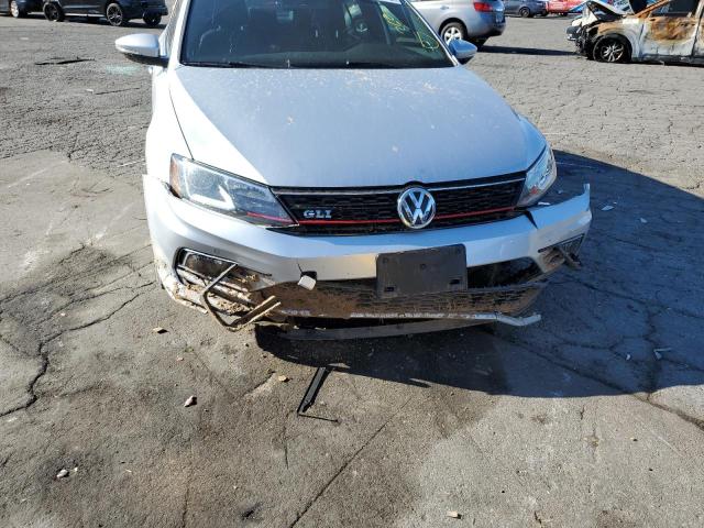 3VW4T7AJXGM292432 - 2016 VOLKSWAGEN JETTA GLI SILVER photo 9