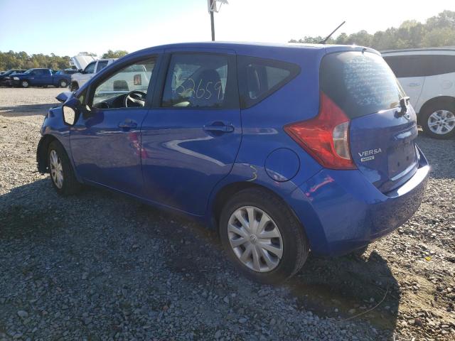 3N1CE2CP7FL365972 - 2015 NISSAN VERSA NOTE BLUE photo 3