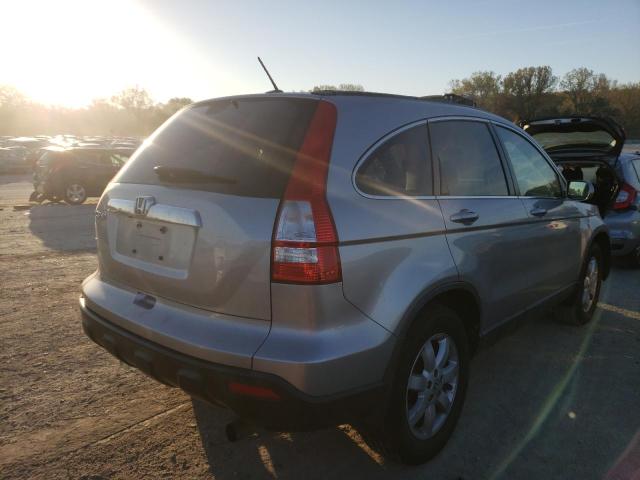 JHLRE48788C031981 - 2008 HONDA CR-V EXL SILVER photo 4