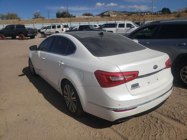 KNALN4D75G5218605 - 2016 KIA CADENZA LU WHITE photo 3