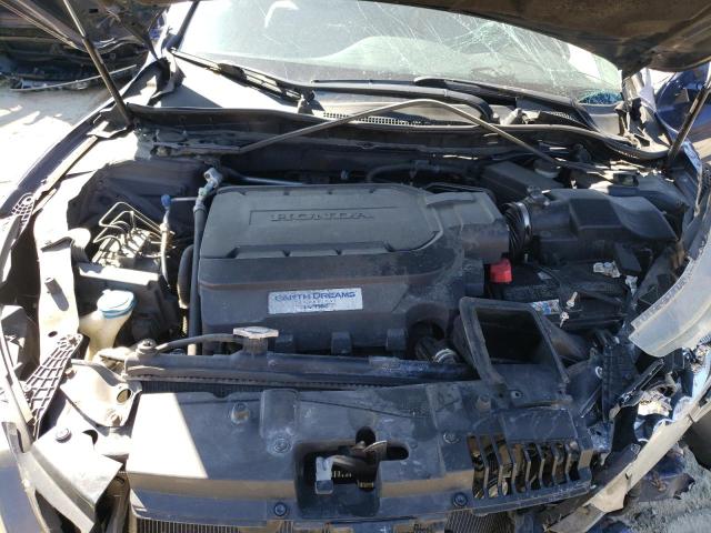 1HGCR3F88DA030317 - 2013 HONDA ACCORD EXL BLUE photo 7