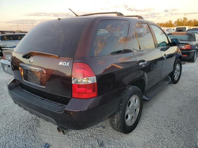 2HNYD18642H516828 - 2002 ACURA MDX TOURIN BURGUNDY photo 4