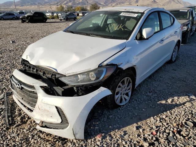 5NPD74LF9HH126506 - 2017 HYUNDAI ELANTRA SE WHITE photo 2