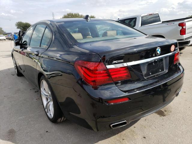 WBAYB6C5XDD223620 - 2013 BMW 750 XI BLACK photo 3