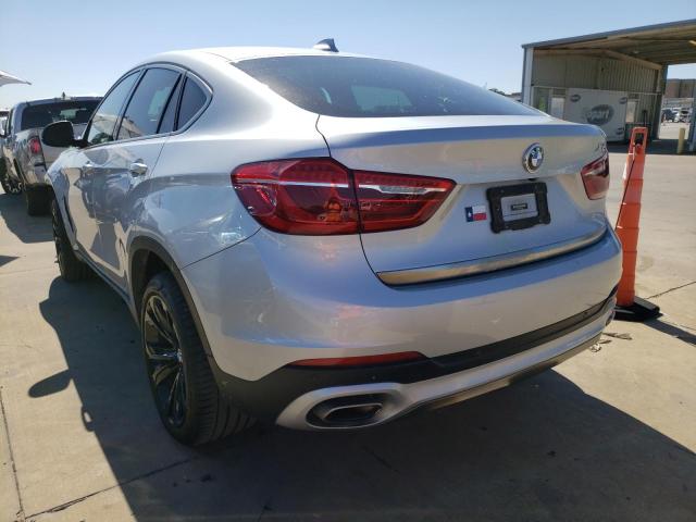 5UXKU2C58K0Z64945 - 2019 BMW X6 XDRIVE3 SILVER photo 3