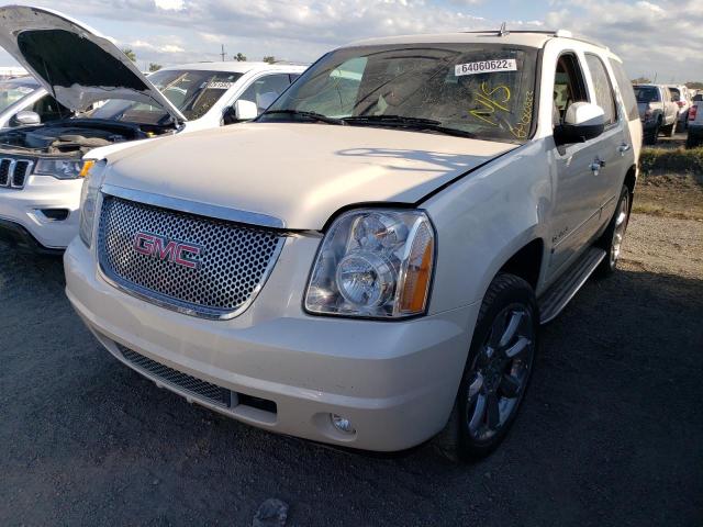 1GKS2EEF4ER100591 - 2014 GMC YUKON DENA WHITE photo 2