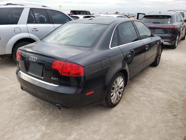 WAUAF78E08A164394 - 2008 AUDI A4 2.0T BLACK photo 4