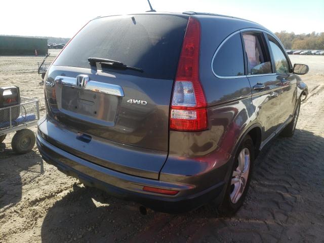 5J6RE4H75AL089222 - 2010 HONDA CR-V EXL GRAY photo 4