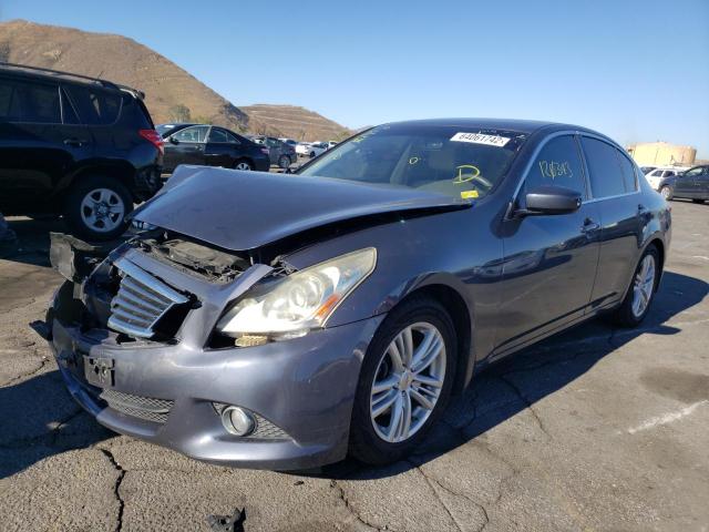 JN1CV6AP5BM509724 - 2011 INFINITI G37 BASE BLUE photo 2