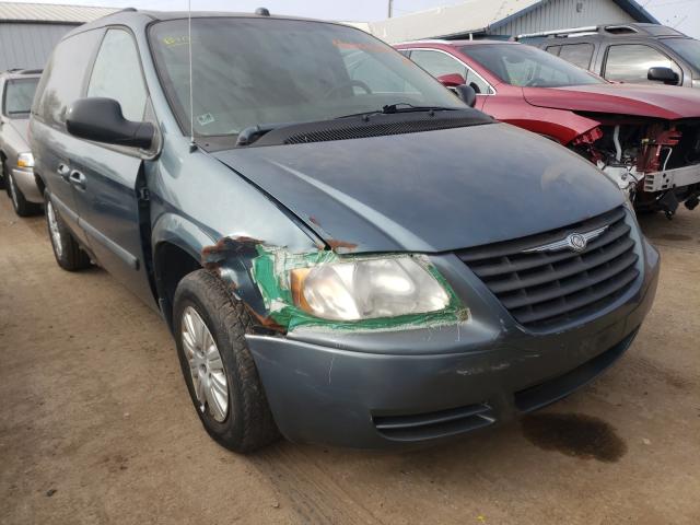 1C4GP45R65B311548 - 2005 CHRYSLER TOWN AND C TEAL photo 1