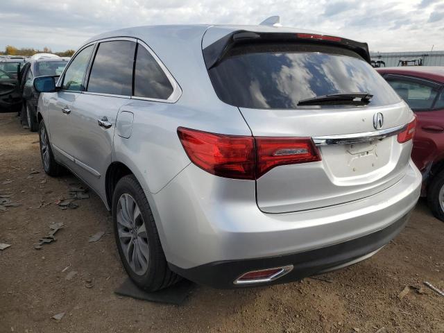 5FRYD3H49EB010159 - 2014 ACURA MDX TECHNO GRAY photo 3