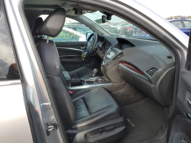 5FRYD3H49EB010159 - 2014 ACURA MDX TECHNO GRAY photo 5