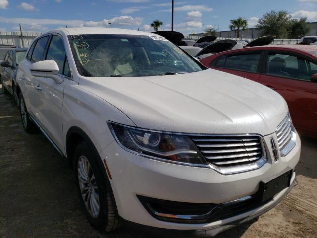 2LMTJ8KR2GBL57774 - 2016 LINCOLN MKX SELECT WHITE photo 1