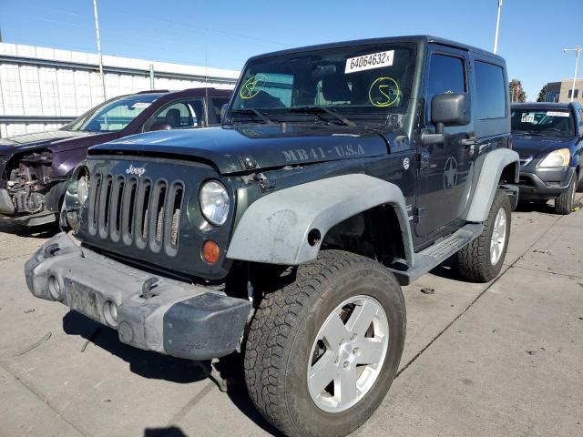 1J4AA2D11BL518677 - 2011 JEEP WRANGLER S GREEN photo 2