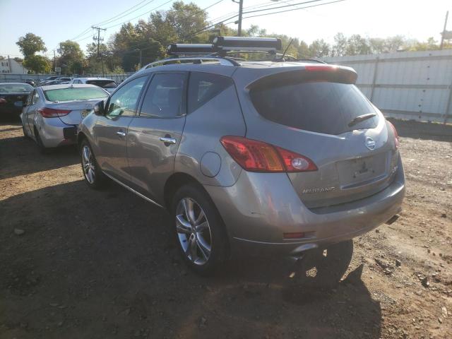 JN8AZ1MWXAW121636 - 2010 NISSAN MURANO SILVER photo 3