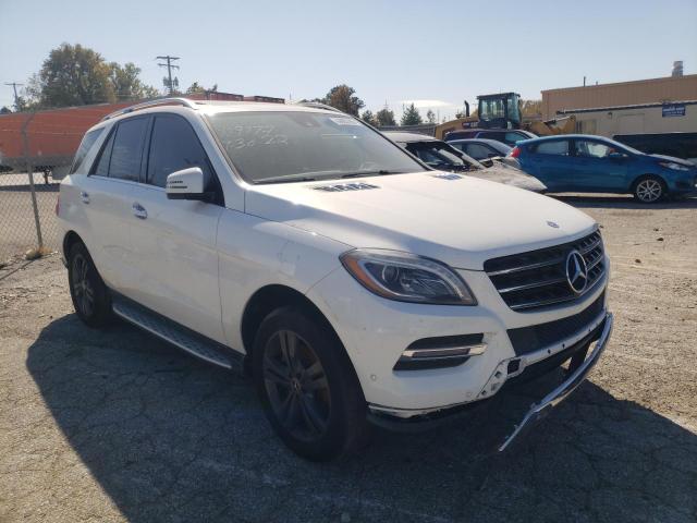 4JGDA5HB7EA291594 - 2014 MERCEDES-BENZ ML 350 4MA WHITE photo 1