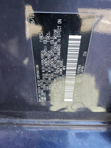 JTLZE4FE1CJ019825 - 2012 TOYOTA SCION XB ლურჯი ფოტო 10