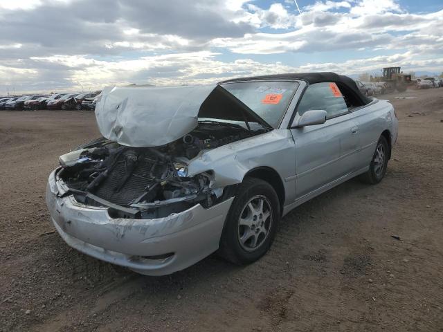 2T1FE22P63C023679 - 2003 TOYOTA CAMRY SOLA SILVER photo 2