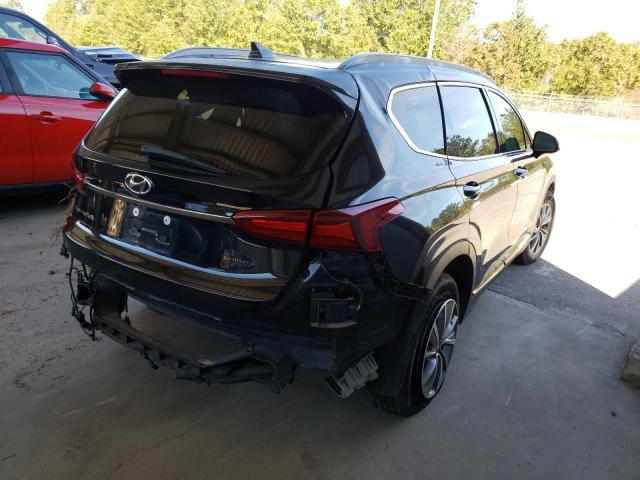 5NMS53AD4KH004553 - 2019 HYUNDAI SANTA FE L BLACK photo 4