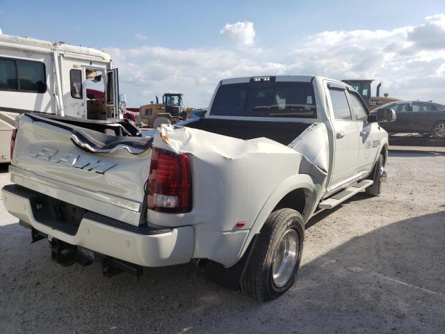 3C63RRKLXJG253622 - 2018 RAM 3500 LONGH WHITE photo 4