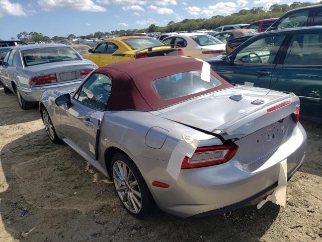 JC1NFAEK0J0137944 - 2018 FIAT 124 SPIDER SILVER photo 3