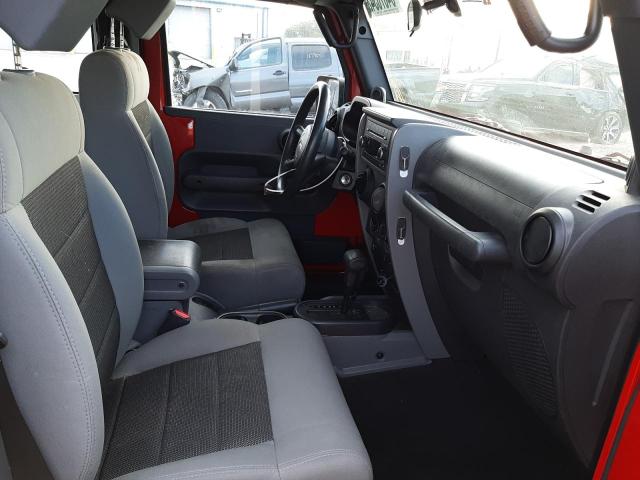 1J4AA2D1XAL217078 - 2010 JEEP WRANGLER S RED photo 5