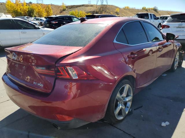 JTHBE1D25E5006963 - 2014 LEXUS IS 350 BURGUNDY photo 4