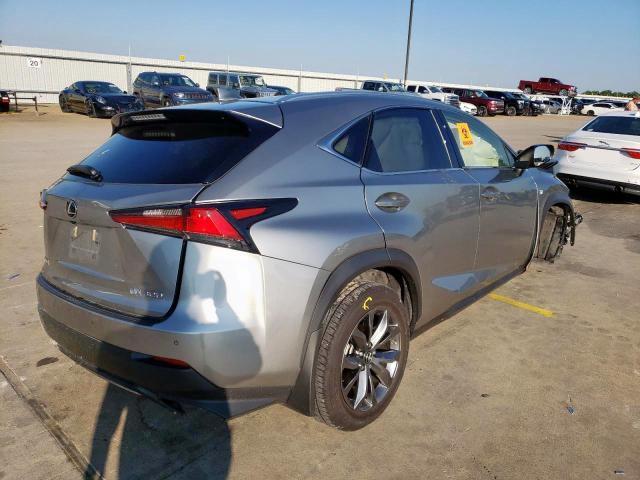 JTJSARBZ1M2199346 - 2021 LEXUS NX 300 BAS SILVER photo 4