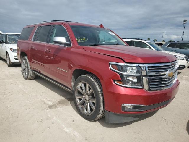 1GNSKKKC4FR698601 - 2015 CHEVROLET SUBURBAN K RED photo 1