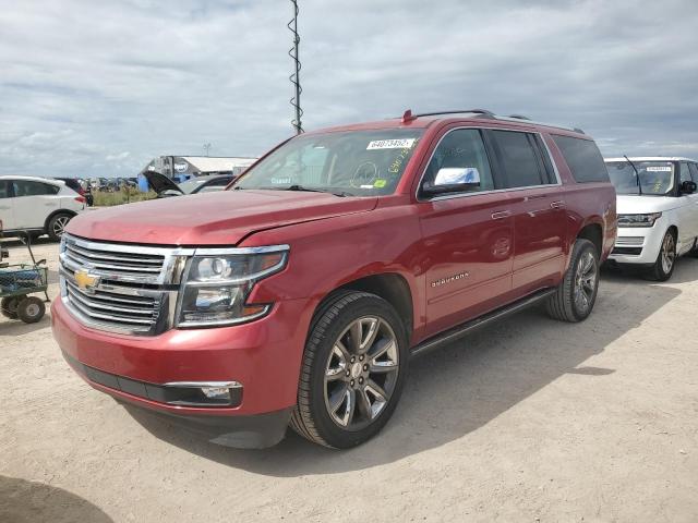 1GNSKKKC4FR698601 - 2015 CHEVROLET SUBURBAN K RED photo 2