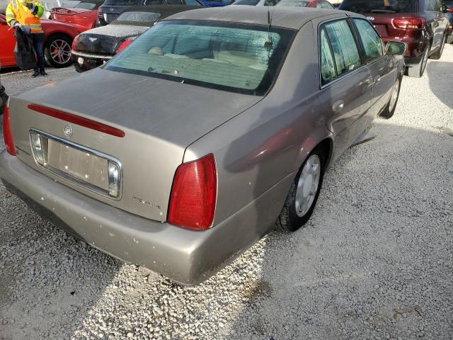 1G6KD54Y11U234140 - 2001 CADILLAC DEVILLE GOLD photo 4