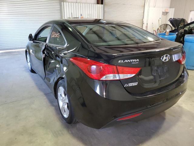 KMHDH6AE4DU003792 - 2013 HYUNDAI ELANTRA CO BLACK photo 3