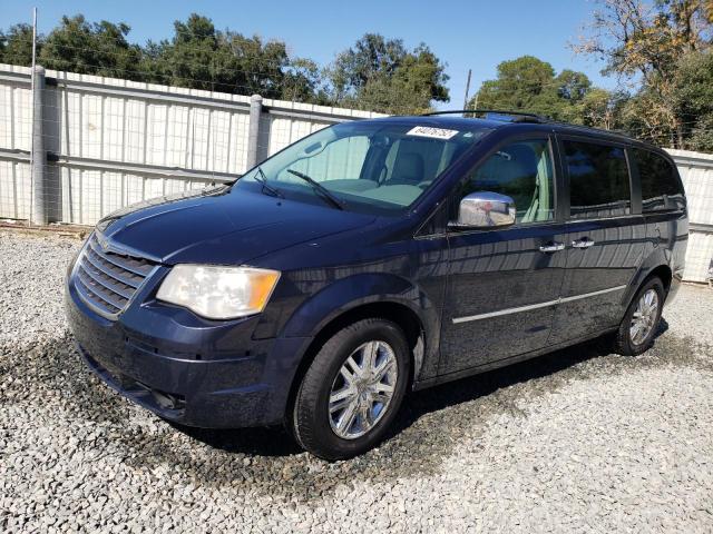 2A8HR64X28R754353 - 2008 CHRYSLER TOWN & COU BLUE photo 2