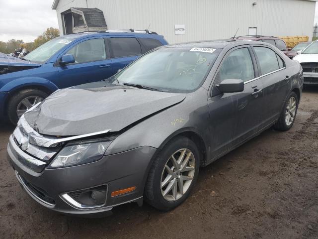 3FAHP0JG2CR236976 - 2012 FORD FUSION SEL GRAY photo 2