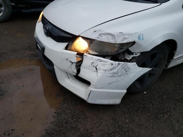 2HGFA16649H109161 - 2009 HONDA CIVIC LX-S أبيض صورة 9