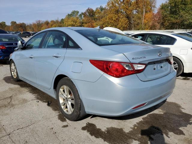 5NPEB4AC6DH703417 - 2013 HYUNDAI SONATA GLS BLUE photo 3