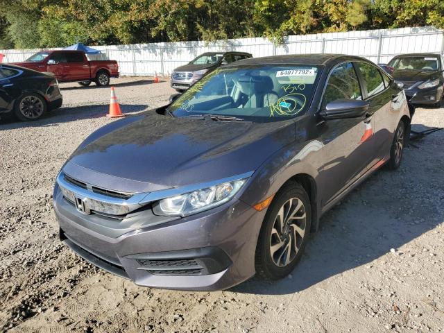 19XFC2F76GE037217 - 2016 HONDA CIVIC EX GRAY photo 2