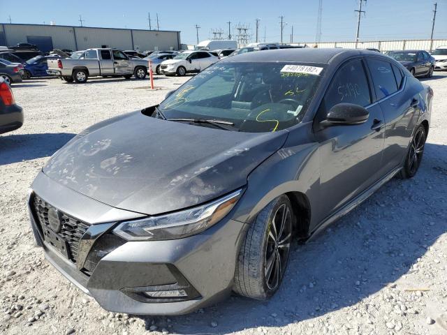 3N1AB8DV0LY295603 - 2020 NISSAN SENTRA SR GRAY photo 2