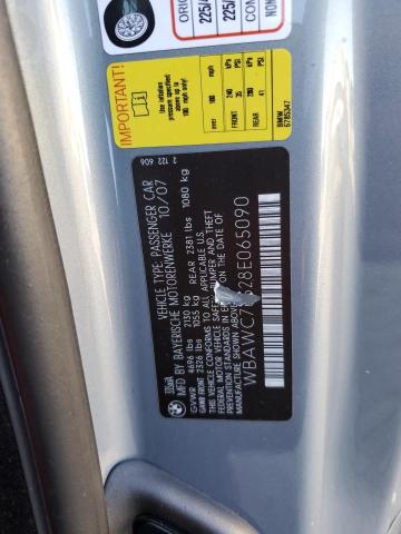 WBAWC73528E065090 - 2008 BMW 335 XI  photo 10