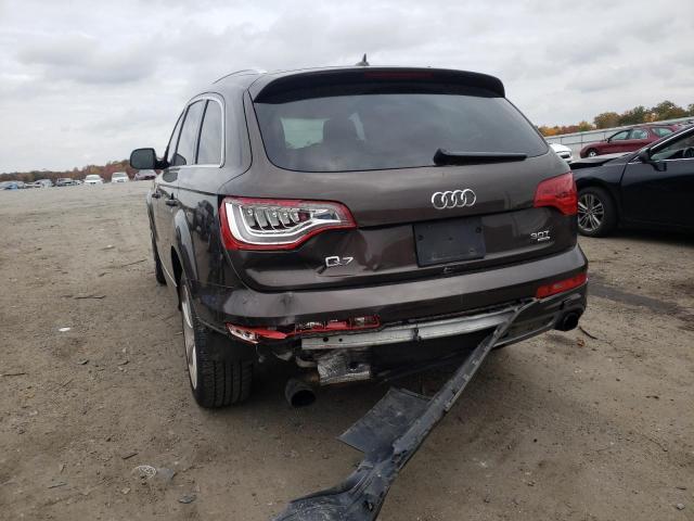 WA1DGAFE5ED005565 - 2014 AUDI Q7 PRESTIG BROWN photo 9