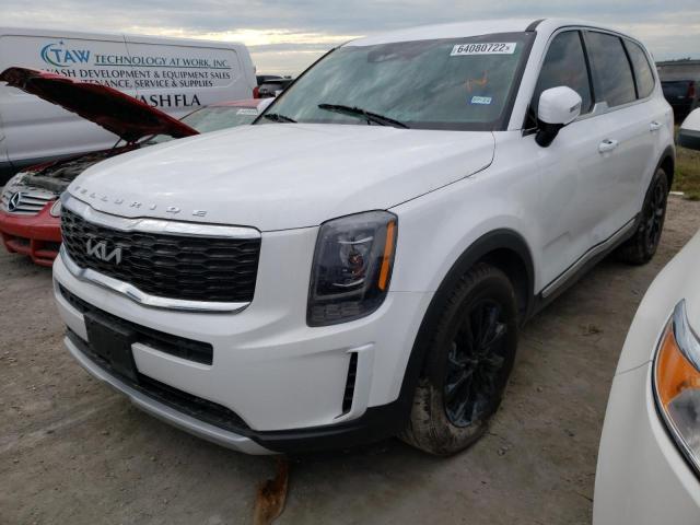 5XYP2DHC8NG308033 - 2022 KIA TELLURIDE WHITE photo 2