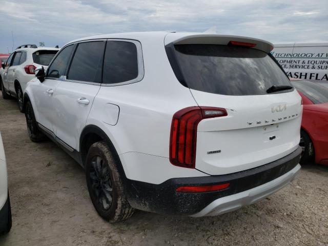 5XYP2DHC8NG308033 - 2022 KIA TELLURIDE WHITE photo 3