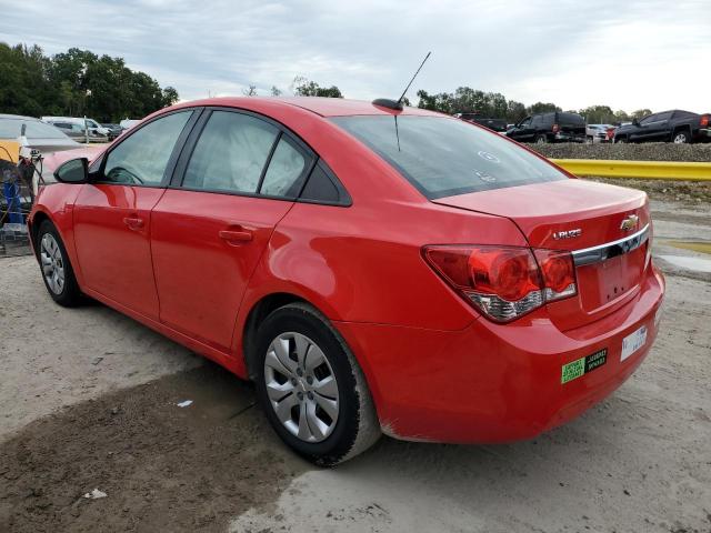 1G1P15SHXF7165056 - 2015 CHEVROLET CRUZE L RED photo 3