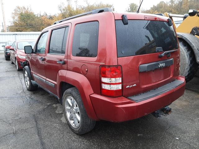 1J4PN2GK9BW549838 - 2011 JEEP LIBERTY SP BURGUNDY photo 3