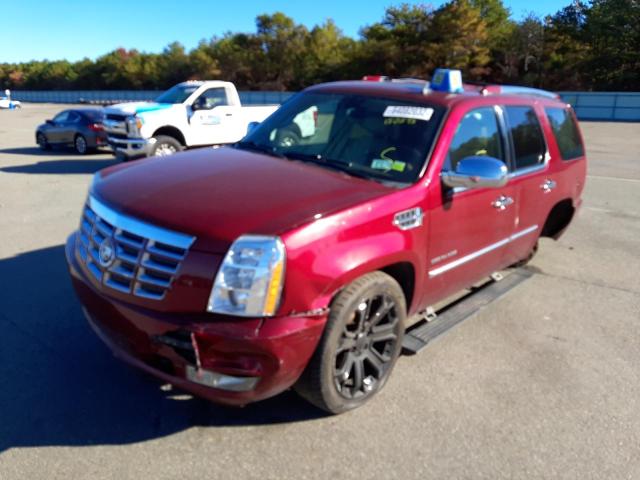 1GYS4CEF3BR150575 - 2011 CADILLAC ESCALADE P RED photo 2