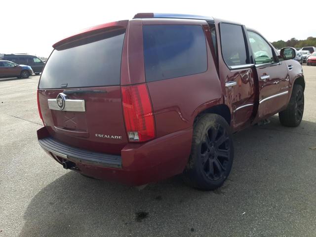 1GYS4CEF3BR150575 - 2011 CADILLAC ESCALADE P RED photo 4