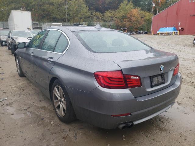 WBAXH5C50CDW09188 - 2012 BMW 528 XI GRAY photo 3