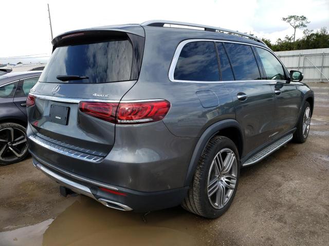 4JGFF5KE1MA485274 - 2021 MERCEDES-BENZ GLS 450 4M GRAY photo 4